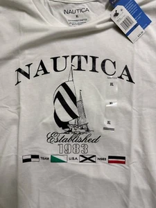 Men's Nautica T Shirt ( Retail Price 34.50 ) Size XL - Picture 1 of 14