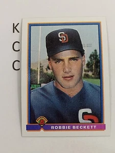 1991 Bowman Baseball #655 Robbie Beckett San Diego Padres - Picture 1 of 2