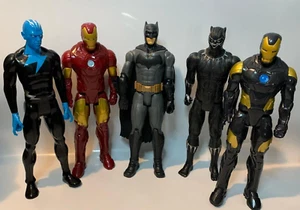 Marvel action figure 12" bundle spiderman Batman pantera nera ecc (H1) - Foto 1 di 6