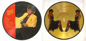 Michael Jackson 1982 Thriller / Flashdance Picture Disc Taiwan Ltd Vinyl LP RARE - Picture 1 of 9