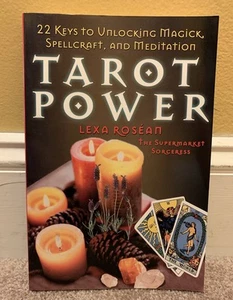 TAROT POWER VINTAGE OCCULT FORTUNE TELLING SUPERNATURAL WITCH SPELL BOOK - Picture 1 of 11