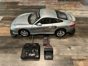 New Bright RC 1/6 Scale Porsche 911 Turbo w/ Remote, Charger & Battery READ - Picture 1 of 11