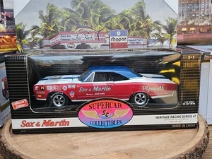 Superdeportivo vintage ERTL coleccionables Sox & Martin 1969 Plymouth GTX BONITO COCHE 🚗 - Imagen 1 de 24