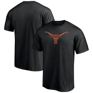 Men's Black Texas Longhorns Midnight Mascot T-Shirt - Picture 1 of 3