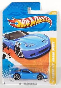 Hot Wheels '11 Corvette C6 Grand Sport blue 2011 New Models - Picture 1 of 1