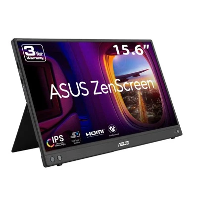 ASUS ZenScreen MB16AHV 15.6 Inch Full HD Portable Monitor Anti Glare IPS Display - Image 1 of 4