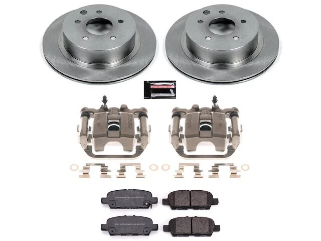Kit de pastillas de freno trasero y rotor 94NDKW19 para LEAF Rogue Sport 2011 2012 2013 2014 Foto 1 de 1