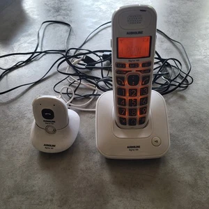 Audioline BigTel 165 Senioren Schnurlostelefon weiß, 2. Mobilteil zum Umhängen - Afbeelding 1 van 13