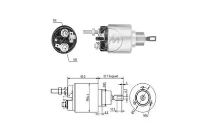 Starter solenoid switch ZM876 ERA for VW TRANSPORTER / CARAVELLE T3 Bus - Image 1 of 4