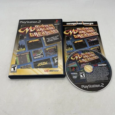 Midway Arcade Treasures (Sony PlayStation 2, PS2) Complete CIB w/ Reg Card - Image 1 of 4