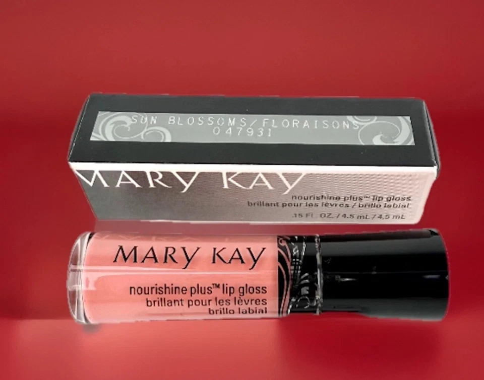 Mary Kay Nourishine Lip Gloss SUN BLOSSOMS #047931 - .15oz - NIB  FAST SHIP - Image 1 of 1
