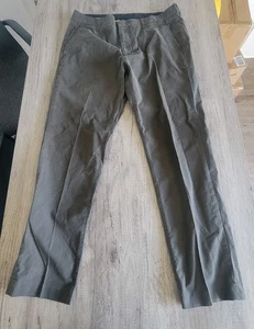 Pantalones chinos Bonobos para hombre 33x30 gris algodón elástico miércoles pata de gallo - Imagen 1 de 8