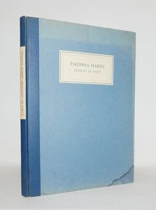 1929 Newton THOMAS HARDY, NOVELIST OR POET? Illustrated Ltd Edn 950 Copies - Picture 1 of 8