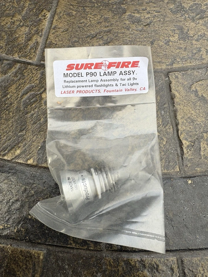 SureFire Lamp Reflector Assembly 65 Lumens Fits 6-volt Flashlight P60