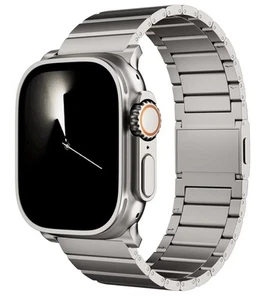 LULULOOK Grade 4 Titanium Band For Apple Watch 49mm Ultra 2/1With Magnetic Clasp - Zdjęcie 1 z 9