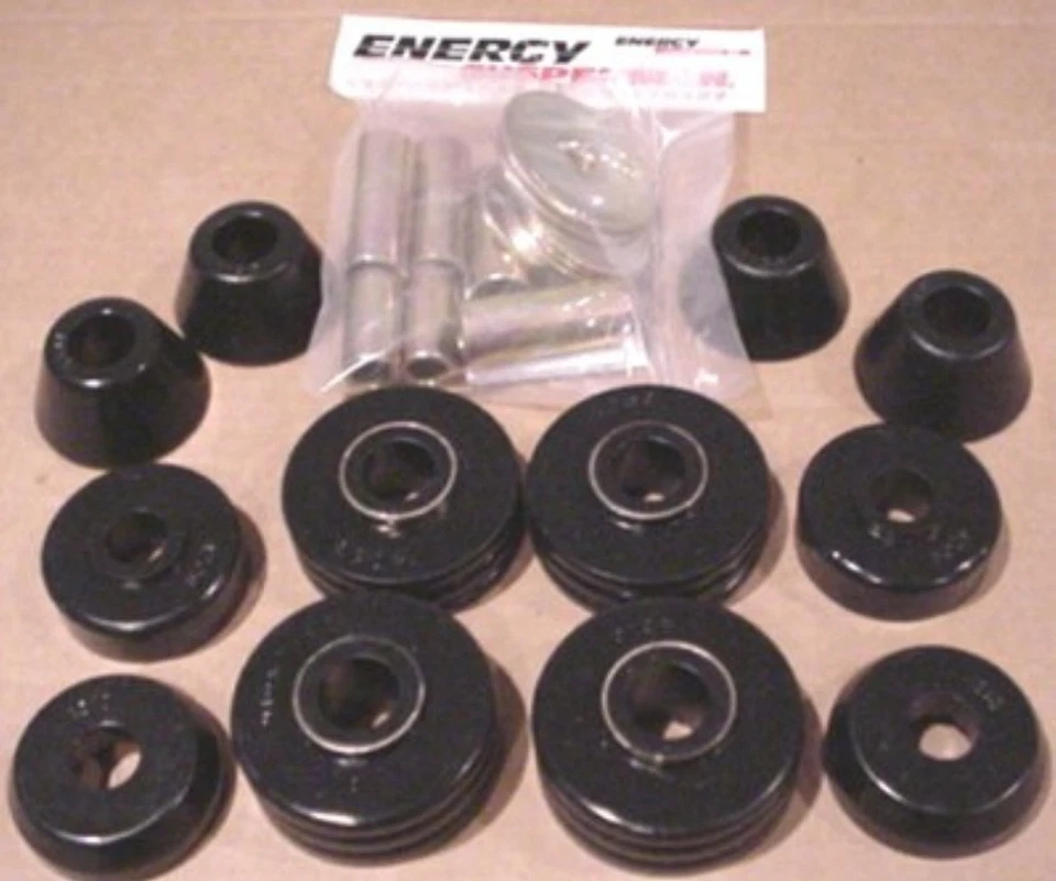 Juego de cojines de buje de montaje en cabina de carrocería 73-80 Chevy GMC 2x2 marco de camioneta 34109 Foto 1 de 1