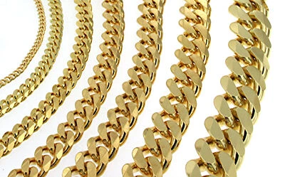 Panzerkette vergoldet o. Gold Doublé Maße wählbar Herren-Armband Damen Schmuck - Bild 1 von 4