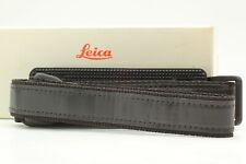 *UNUSED & BOXED* LEICA Black Leather Neck Shoulder Strap for Leica Camera JAPAN