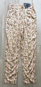 MARKS & SPENCER WOMENS PEG TROUSERS SUMMER PINK MIX SIZE 16 REGULAR - Picture 1 of 7