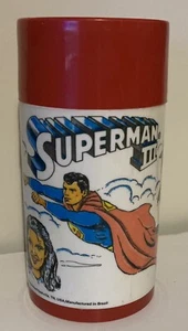Vintage Superman III 1984 Thermos By Aladdin - Picture 1 of 5