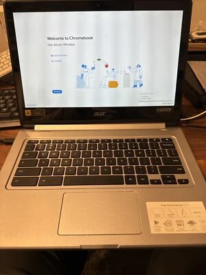 Acer Chromebook R13 CB5-312T 13.3" 32GB Flash Cuatro Núcleos, 2.50 GHz Con Alimentación Foto 1 de 4