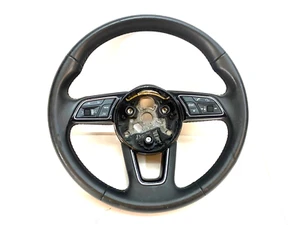 2017-2019 AUDI A4 A5 3 Spoke Leather Paddle Shift Steering Wheel OEM - Picture 1 of 9