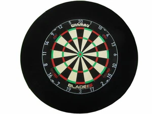 Winmau Blade 6 Triple Core PDC Carbon Dartboard Darts Board + Surround Schwarz - Bild 1 von 8