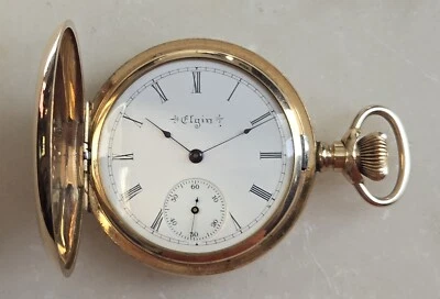 1903 ELGIN 6s 41mm POCKET WATCH 7 Jewels  M2 G209 CASHIER Gold Filled Case RUNS - Image 1 of 4