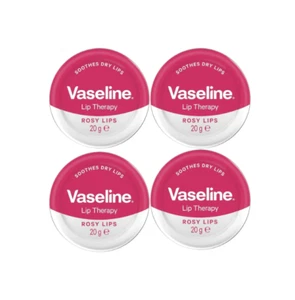 Vaseline Lip Therapy Petroleum Jelly, Rosy Lips, 4 Pack, 20gm - Picture 1 of 3