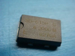 (5) EPSON SG-615P 4.0000 MHz 5V ±100ppm CMOS TTL XO SMD CRYSTAL OSCILLATOR - Picture 1 of 4