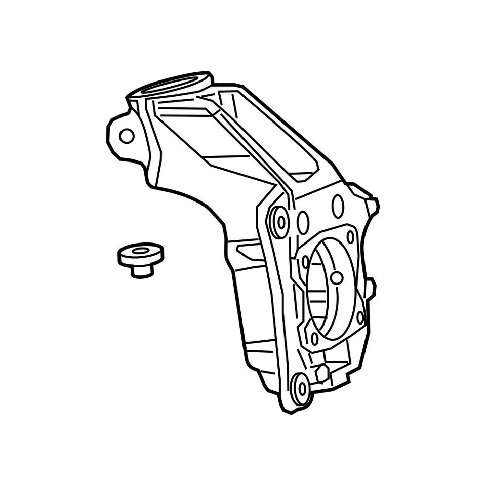 Оригинальный правый поворотный кулак переднего пассажира Mopar от оригинального производителя для Jeep Cherokee - Изображение 1 из 1