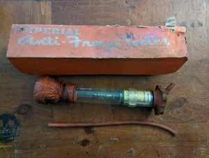 Vintage antifreeze tester 556TA Imperial Brass Glass Ford Flathead Hot Rat Rod - Picture 1 of 5