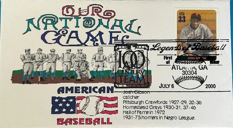 John Byrnes 3408 Legends of Baseball Josh Gibson Negro League  - Image 1 of 1