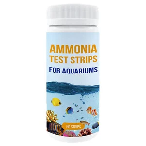50pcs Ammonia Nitrogen Test Paper Quick Water Quality Test Strips for Aquarium - Picture 1 of 12