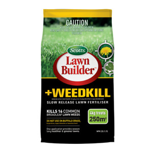 Scotts Lawn Builder 4kg Weedkill Slow Release Lawn Fertilser