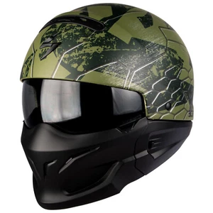 Scorpion EXO-COMBAT RATNIK Motorrad Jethelm - matt grün - Bild 1 von 5