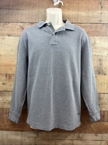 Daniel Cremieux Collection graues Langarm-Polo für Herren Größe L - Bild 1 von 4