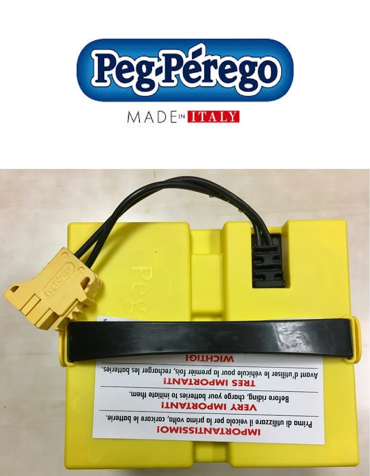 PEG PEREGO Batteria 24V 8AH - 24 VOLT 8 A KB0039 -nuovo-Italia