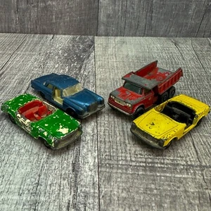 1960s Matchbox Lesney Diecast Cars Lot 4 Vintage Car Truck Restore or Parts - Picture 1 of 9