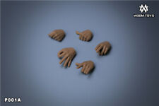 1/6 WOOM TOYS P001A Male 5pcs Left Handtypes Gesture Model Fit 12'' Figure