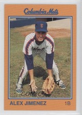 1989 Grand Slam Columbia Mets Al Jimenez Alex Jimenez #12