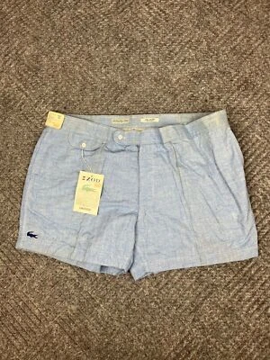Vintage 80s Izod Lacoste Blue Tennis Preppy Shorts Size XL 40 Blue Adult NWT - Image 1 of 4