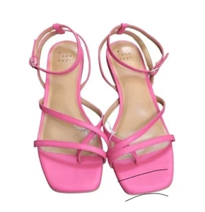 Tacones para mujer Gisele con tiras rosa talla 6,5 - una nueva luz de día nuevos con caja - Imagen 1 de 14