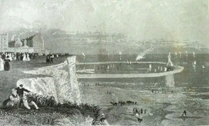 Original Print RAMSGATE HARBOUR Dugdales England Delineated 1840 - Picture 1 of 1