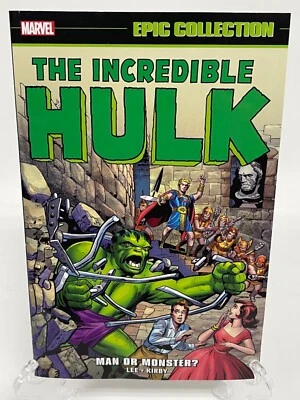 Incredible Hulk Epic Collection Man or Monster? Marvel Comics TPB