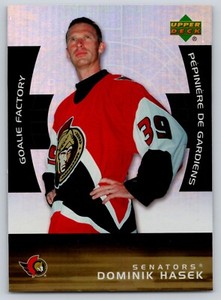 Dominik Hasek 2005-06 Upper Deck McDonald's Hockey Goalie Factory #GF1