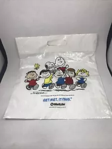 Borsa shopping Peanuts Met Life Insurance da collezione omaggio pubblicità Snoopy - Foto 1 di 12