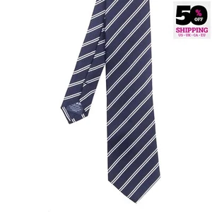 Corbata de Seda HACKETT Talla Única Mini Pista Dos Tonos Totalmente Forrada Patrón de Rayas - Imagen 1 de 6