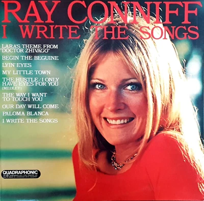 Ray Conniff–I Write The Songs Vinyl LP Australia 1976 CBS Quadraphonic SQP 23480 - Image 1 of 2