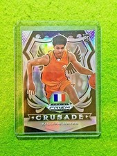 KILLIAN HAYES SILVER PRIZM CRUSADE ROOKIE CARD JERSEY #3 FRANCE RC PISTONS  2020